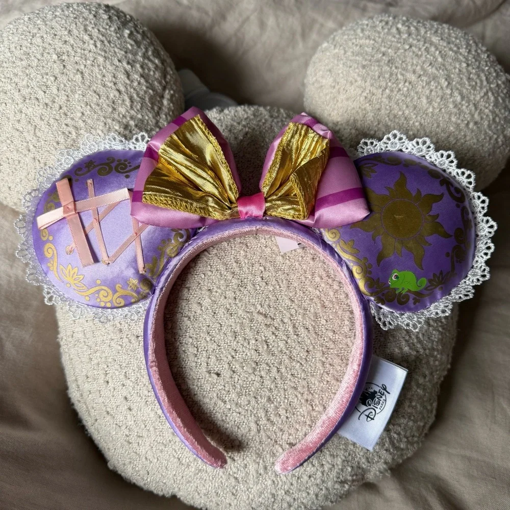 Disney Parks Rapunzel Minnie Ear Headband nwt